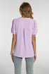 Comfortable Breathable V-neck Puff Sleeve Elegant Short Sleeve T-shirt