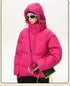 Dopamine Outdoor Three-proof Multi-pocket Hooded Couple Cotton Clothes Coat
