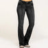 Women's Low Waist Flared Denim Pants