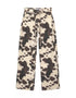 Cow Print Straight Leg Jeans