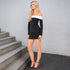 European And American Sexy Off-the-shoulder Dress