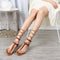 Retro cross strap flat Roman sandal