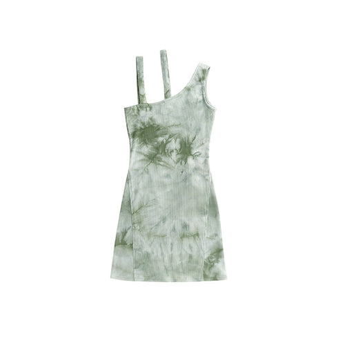 Tie-Dye Sling Mini Dress