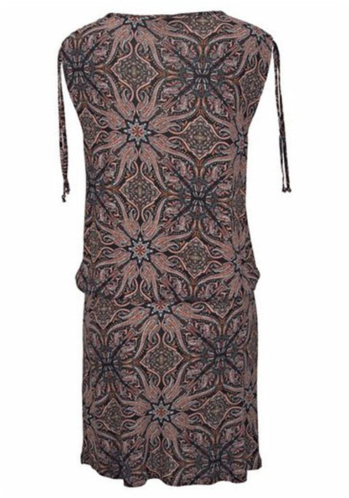 Printed Strap Mini Dress