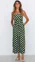 Strapless Polka Dot Wide-Leg Jumpsuit