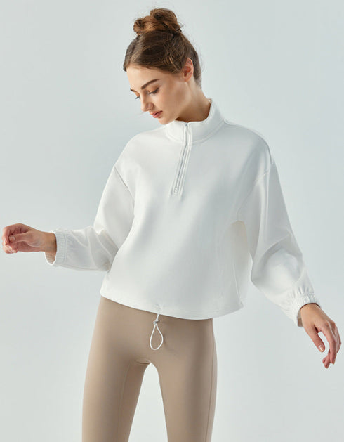 Stand Collar Sweatshirt