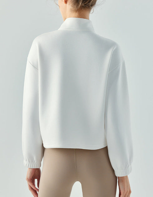 Stand Collar Sweatshirt