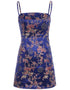 Jacquard Strap Bodycon Mini Dress
