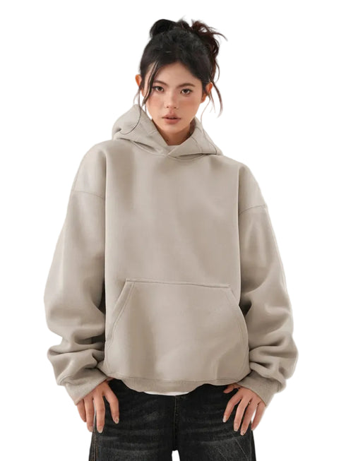 Short hooded sweatshirt