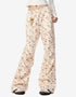 Animal Print Wide-Leg Pants