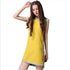 Cotton Linen Cheongsam Mini Dress
