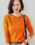 Round Neck Long Sleeve Sweater