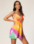 Tie-Dye Printed Camisole Mini Dress