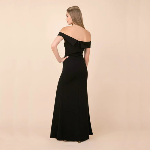 Classic Boat Neck Maxi Dress