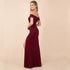 Classic Boat Neck Maxi Dress