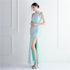 Banquet Temperament Long Backless Evening Gown Dress