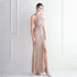 Banquet Temperament Long Backless Evening Gown Dress
