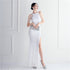 Banquet Temperament Long Backless Evening Gown Dress