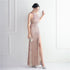 Banquet Temperament Long Backless Evening Gown Dress