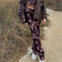 Explosive New Camouflage Print Lace-up Slim Casual Pants