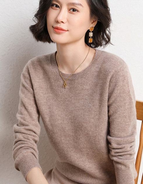 Round Neck Long Sleeve Sweater