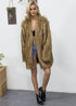 Fashionable Warm Fleece-lined Women's Faux Fur Coat