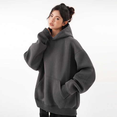 Short hooded sweatshirt
