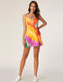 Tie-Dye Printed Camisole Mini Dress