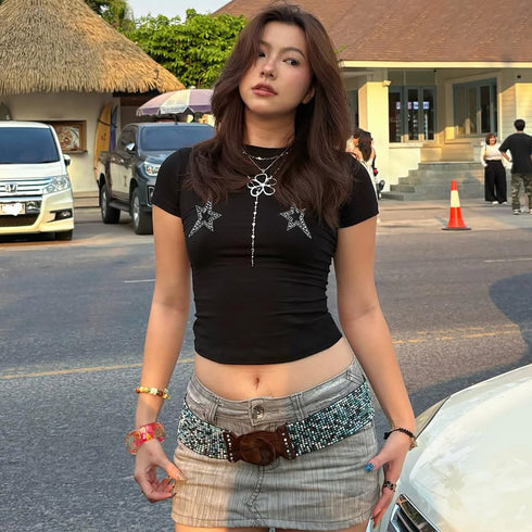 Crew Neck Short Sleeve Graphic T-Shirt