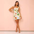 Sleeveless Fruit Mini Dress