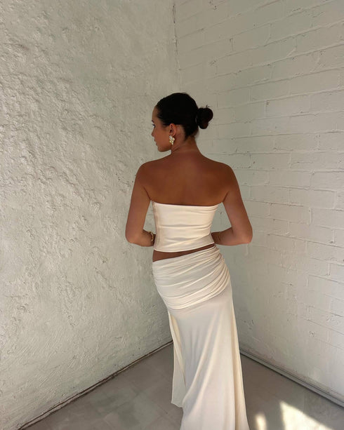 Wrap Patchwork Maxi Dress