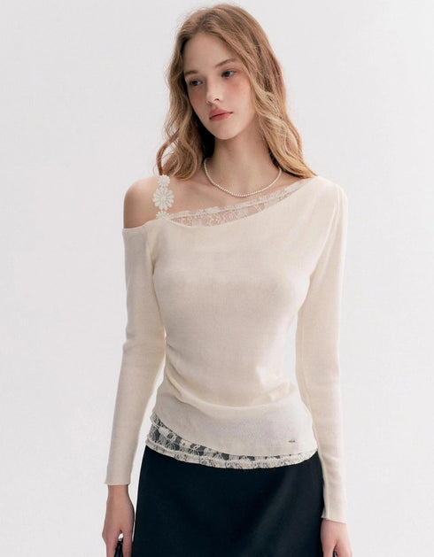 Lace Trim Top