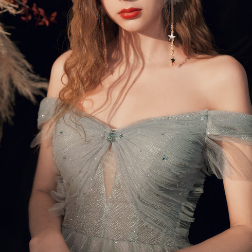 Blush Aura – Dalbina Bridesmaid Tulle Dress