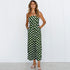 Strapless Polka Dot Wide-Leg Jumpsuit