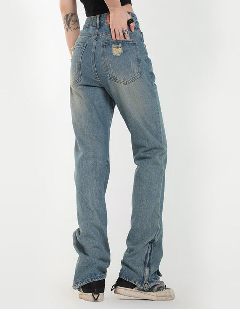 Straight Denim Jeans