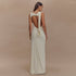 New Summer Round Neck Backless Dress Fashion Sleeveless