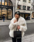 Internet Celebrity Fur Coat Women's Large Lapel Street Shot Fluffy