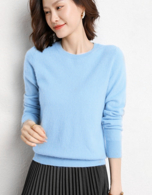 Round Neck Long Sleeve Sweater