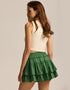 High-Waisted Tiered Mini Skirt