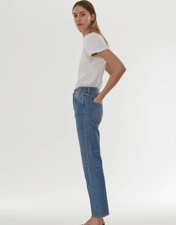 Straight Cropped Jeans