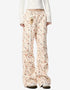 Animal Print Wide-Leg Pants