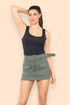 Belted Cargo Skorts