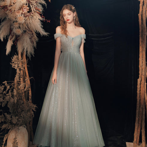 Blush Aura – Dalbina Bridesmaid Tulle Dress