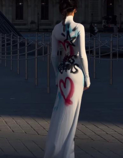 High Neck Maxi Dress