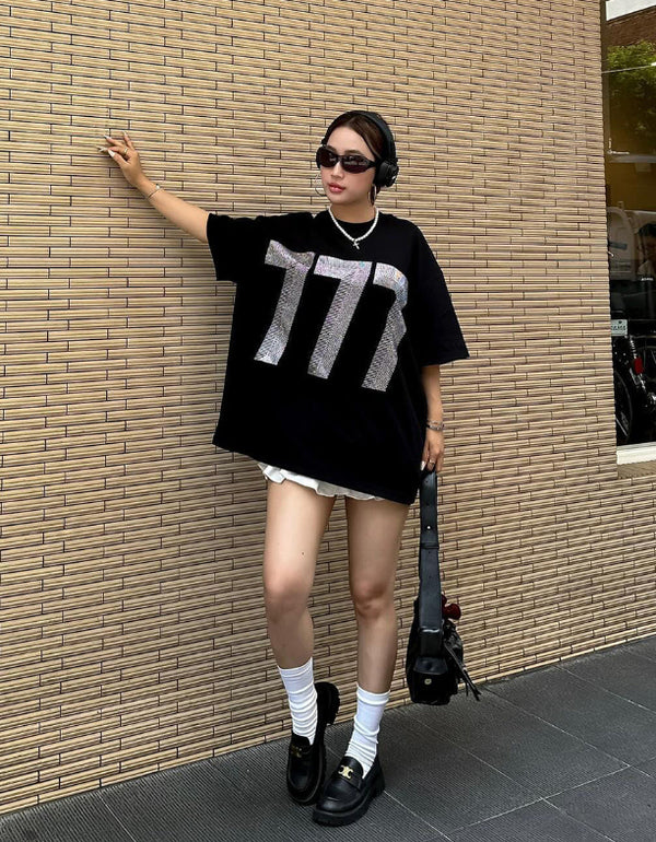 Oversized Graphic Print T-Shirt