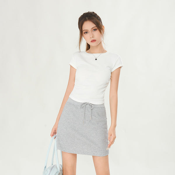 Waist-Slimming Casual Cotton Top