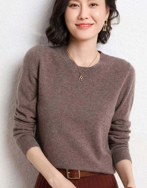 Round Neck Long Sleeve Sweater