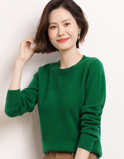 Round Neck Long Sleeve Sweater