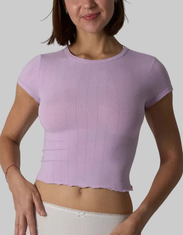 Slim Fit Cotton Short Sleeve Tee