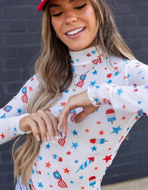 Printed Long Sleeve T-Shirt